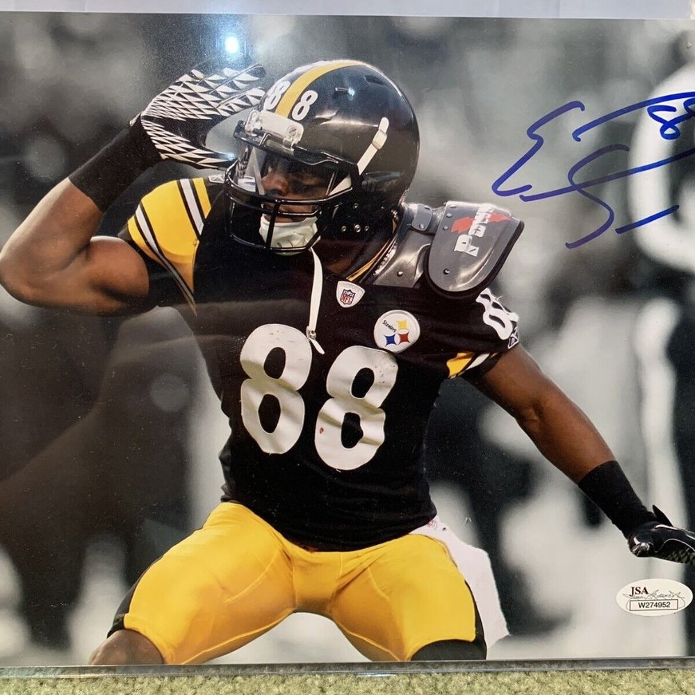 Emmanuel Sanders 8x10 Hand Signed Autographed Steelers Photo w/ JSA COA Auto